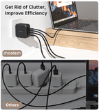  Củ Sạc Nhanh 3C+1A Choetech PD6055 70W (US Plug) 