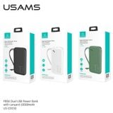  Pin Dự Phòng USAMS CD150 10000mAh 10W (Dual Input, Dual USB, Kèm Dây Đeo) 