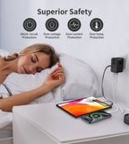  Củ Sạc Du Lịch Tích Hợp Cáp Type C Choetech PD5022 70W (UK/US/EU/AU) 