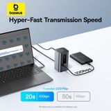  Hub Mở Rộng Đa Năng Baseus Spacemate Series 11-in-1 Docking Station WIN Version ( xuất 3 màn hình mở rộng MST cho Windows ) 