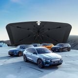  Dù Che Nắng Cửa Kính Trước Có Thể Xếp Lại Dùng Cho Xe Ô Tô Baseus CoolRide Doubled-Layered Windshield Sun Shade Umbrella Mega 