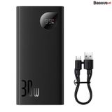  Pin Sạc Dự Phòng Sạc Nhanh Baseus Adaman2 Digital Display Fast Charge Power Bank 10000mAh 30W (Adaman Gen2, PD/QC/SCP/FCP/AFC Multi Quick Charge Support) 