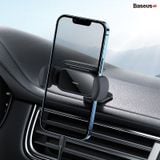  Giá Đỡ Điện Thoại Cảm Biến Trên Ô Tô Baseus Steel Cannon pro Solar Electric Holder Car Mount ( Energy charging, auto Clamping ) 