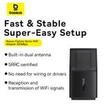  USB Wifi tốc độ cao Baseus FastJoy Series WiFi Adapter (Ăngten Trong) 