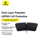  Dù Che Nắng Cửa Kính Trước Có Thể Xếp Lại Dùng Cho Xe Ô Tô Baseus CoolRide Doubled-Layered Windshield Sun Shade Umbrella Mega 