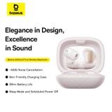  Tai Nghe Không Dây TWS Baseus AirNora 3 ANC (Bluetooth v5.4, 6.5H, -45db Noise Cancellation, 4-Mic ENC) 
