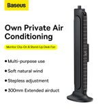  Quạt Mini Thông Minh Baseus Refreshing Monitor Clip-On  Stand-Up Desk Fan (Treo Màn Hình hoặc Để Bàn ) 