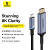  Cáp chuyển Type C to HDMI Baseus High Definition Series 8K/60Hz Adapter (1.5m, siêu nét) 