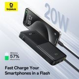  Pin Dự Phòng Baseus Bipow 2 Digital Display With Built-in USB-C Cable 10000mAh/20000mah 20W 