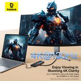  Hub Mở Rộng Kết Nối Baseus Metal Gleam Series II 10-in-1 (1*HDMI4K@120Hz+1*HDMI4K@60Hz+1*RJ45 GbE, 1*SD/TF, 1*PD, 1*Type-C 3.2Gen1 10Gbps, 2*USB2.0, 1*USB3.0) 