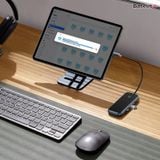  Hub Mở Rộng Kết Nối Đa Năng Baseus AcmeJoy HUB Docking Station Cho Macbook Laptop iPad Điện Thoại (HDMI 4K RJ45 USB3.0 SD/TF PD/Data Jack 3.5) 