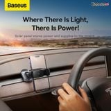  Giá Đỡ Điện Thoại Baseus T-Space Solar Electric Car Mount Cảm Biến Tự Đóng Mở (Solar charging, Auto clamping) 