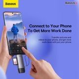  Đầu Đọc Thẻ Nhớ Đa Năng Tốc Độ Cao Baseus Lite Series USB-A  Type-C to SD/TF Card Reader Cho Smartphone/Tablet/Macbook/Laptop 