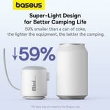  Máy Bơm Hơi Mini Kiêm Hút Chân Không Baseus PocketGo Portable (230L/min, 3500Pa) 