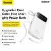  Pin Dự Phòng Sạc Nhanh Baseus Qpow2 Dual-Cable Digital Display 22.5W (10000mAh / 20000mAh, China Box) 
