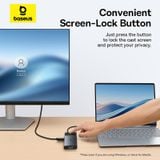  Hub Mở Rộng Kết Nối Baseus Metal Gleam Series II 10-in-1 USB HUB (HDMI4K@120Hz+1*HDMI4K@60Hz+RJ45 SD/TFPD) 