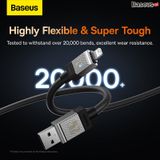  Cáp Sạc Nhanh Baseus CoolPlay Series Usb A to Lightning 2.4A Cho iPhone iPad (Fast Charging Cable Data) 