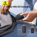  Củ Sạc Nhanh Baseus Cube Fast Charger C+U 30W (EU Plug) 