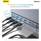  Hub Mở Rộng Đa Năng Baseus EliteJoy Gen2 11 12-Port Type-C HUB Adapter Cho Laptop Macbook iPad Pro (Type-C to HDMI/VGA/USB 3.0/Card Reader/RJ-45/AUX 3.5mm) 