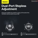  Bộ Lọc Không Khí Trên Xe Hơi Baseus Wisdom Car Smart Dual-port Atomized Air Freshener- Ver.Baseus 