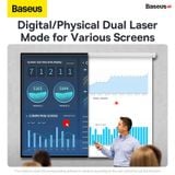  Bút Trình Chiếu Thông Minh Baseus Orange Dot AI Wireless Presenter (Nhận Diện Giọng Nói  - 100m. 2.4GHz AI USB/Type C Receiver, Wireless Remote Control, Red Laser Pointer/Presenter) 
