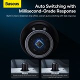  Máy Khuếch Tán Nước Hoa Khô Baseus Wisdom Car Smart Dual-port Atomized Aromatherapy Diffuser (Cup Holder Version) 