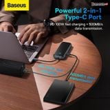  Hub Mở Rộng Kết Nối Đa Năng Baseus AcmeJoy HUB Docking Station Cho Macbook Laptop iPad Điện Thoại (HDMI 4K RJ45 USB3.0 SD/TF PD/Data Jack 3.5) 