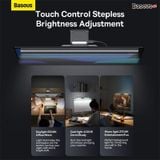  Đèn Treo Màn Hình Chống Chói Bảo Vệ Mắt Baseus i-wok2 Series Screen Hanging Light (Ra>95, USB Asymmetric, Full Spectrum Color, Touch Control, Youth Edition) 