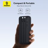  Pin Sạc Dự Phòng Baseus Lipow Dual-Cable 10000mAh/20000mAh 22.5W (Digital Display, With USB to C 3A 0.2m) 
