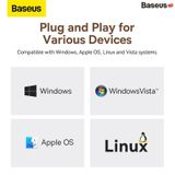  Hub Mở Rộng Kết Nối Đa Năng Baseus PioneerJoy Series Multifunctional cho smartphone/Tablet/Macbook/Laptop (4/5/6/8-Port Type-C HUB Adapter) 