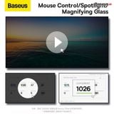  Bút Trình Chiếu Thông Minh Baseus Orange Dot AI Wireless Presenter (Nhận Diện Giọng Nói  - 100m. 2.4GHz AI USB/Type C Receiver, Wireless Remote Control, Red Laser Pointer/Presenter) 