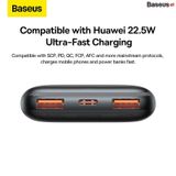  Pin Dự Phòng Sạc Nhanh Thế Hệ Mới Baseus Bipow Pro Digital Display Fast Charge Power Bank 10000mAh/20,000mAh -  22.5W/20W (Kèm Cáp Type C 3A 30cm) 