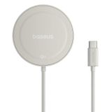  Đế Sạc Không Dây Baseus Simple Mini4 Magnetic Wireless Charger Qi2 15W (Magnetic Wireless Smart Charger Dùng Cho iPhone 12 13 14 15 Series Airpods 3 Android) 