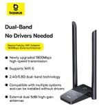  USB Wi-Fi 5/6 Baseus FastJoy Series WiFi Adapter (Ăng-ten ngoài) 