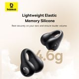  Tai Nghe Bluetooth OWS Baseus Bass 15 Clip (Bluetooth v5.4, 8H, Open-Ear, Dual-Mic ENC, Bass Enhancement, Directional Acoutics Technology, With Type-C 3A 0.3m cable) 