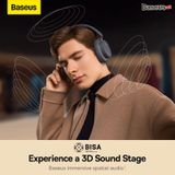  Tai Nghe Chụp Tai Không Dây, Chống Ồn Baseus Bowie D05 ANC, 3D ( Bluetooth 5.3 , GPS - APP, Nearly No-delay Noise-Cancelling ) 