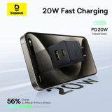  Củ Sạc Nhanh Baseus Palm C+U 20W (For iPhone/iPad/Samsung/Google Pixel) 