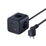  Bộ Sạc Nhanh 3AC+1U+1C Baseus EnerFill FA11 Cube Power Strip 67W (Tích Hợp Dây Nguồn Nối Dài 1.5m Chân EU) 