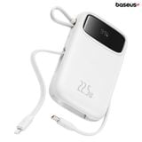  Pin Dự Phòng Sạc Nhanh Baseus Qpow2 Dual-Cable Digital Display Fast Charge Power Bank  22.5W 