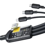  Cáp Sạc Nhiều Đầu Đa Năng Baseus Silky One-for-Three C to M+L+C 100W (1.5m, 480Mbps) 