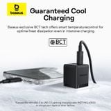  Củ Sạc Nhanh Baseus Palm C+U 20W (For iPhone/iPad/Samsung/Google Pixel) 