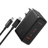  Bộ Sạc Nhanh Baseus GaN5 Pro Digital 160W Cho Laptop Macbook iPhone Samsung (Fast Charger 2C+U PD3.1 QC PPS SCP FCP AFC) 