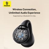  Tai Nghe Bluetooth OWS Baseus Bass 15 Clip (Bluetooth v5.4, 8H, Open-Ear, Dual-Mic ENC, Bass Enhancement, Directional Acoutics Technology, With Type-C 3A 0.3m cable) 
