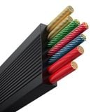  Cáp Sạc Đa Năng Baseus Free2Draw Retractable Crystal Type-C to M+L+C 100W (1.1m, Fast Charging Data Cable) 