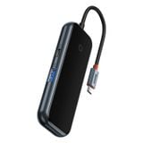  Hub Mở Rộng Kết Nối Đa Năng Baseus AcmeJoy HUB Docking Station Cho Macbook Laptop iPad Điện Thoại (HDMI 4K RJ45 USB3.0 SD/TF PD/Data Jack 3.5) 