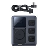  Trạm Sạc 8-in-1 Baseus Nomos 3AC+1U+3C 67W + Magnetic Wireless Qi2 15W (with 1.5m AC Power Cord US Plug) 