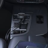  Tẩu Sạc Ô Tô Baseus Enjoyment Pro Car Charger Tích Hợp Cáp Type C  iPhone Cable 60W 