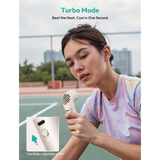  Quạt Cầm Tay AECOOLY Aero 3500mAh (15H, 5 Speed Settings, LED Digital Display, 16500RPM) 