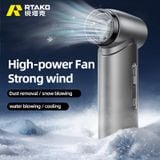 Quạt Cầm Tay Đa Năng 2-in-1 Kiêm Máy Hút Bụi RTAKO F71 (4000mAH, 90000RPM, Dual-Function) 