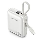  Pin Dự Phòng VENTION 10000mAh 35W (Digital Dislplay, With Type-C Built-in Cable) 